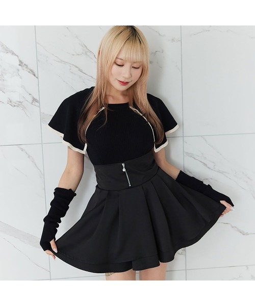 DearMyLoveMillor(ディアマイラブミラー)の「Dollyシルエットスカート(スカート・レディース・ブラック×ゴールド/シルバーグレー/ブラック×シルバー/グレー・SMALL/MEDIUM/LL/LARGE/3L)」の13枚目の写真