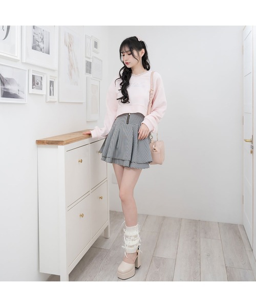 DearMyLoveMillor(ディアマイラブミラー)の「Dollyシルエットスカート(スカート・レディース・ブラック×ゴールド/シルバーグレー/ブラック×シルバー/グレー・SMALL/MEDIUM/LL/LARGE/3L)」の14枚目の写真