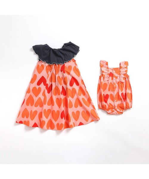 BREEZE（ブリーズ）の「2WAYフリフリトップス（シャツ/ブラウス・キッズ・アイボリー/チャコール/イエロー・80/90/100/110/120/130/140）」の10枚目の写真