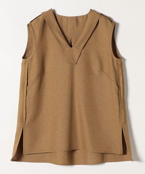 【セール】SHIPS any:〈洗濯機可能〉リネンライク ブラウス × キュロットパンツ セットアップ（セットアップ）｜SHIPS any（シップス エニィ）