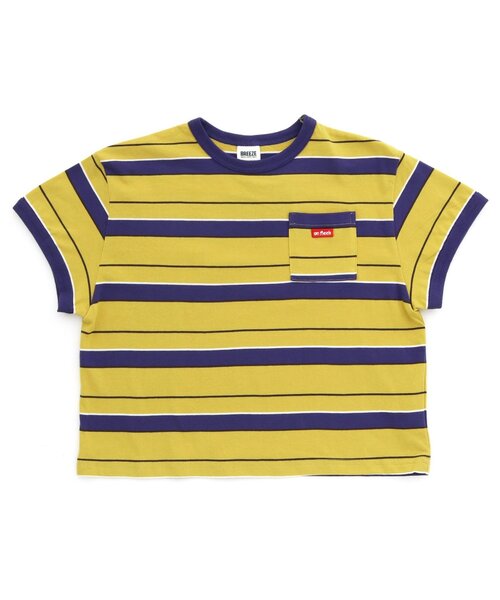 BREEZE（ブリーズ）の「【BREEZE NEW JACK】マルチボーダー半袖Tシャツ_90～160cm展開_一部WEB限定サイズ（Tシャツ/カットソー・キッズ・ブルー/チャコール/イエロー/グリーン/レインボー・90/100/110/120/130/140/150/160）」の15枚目の写真