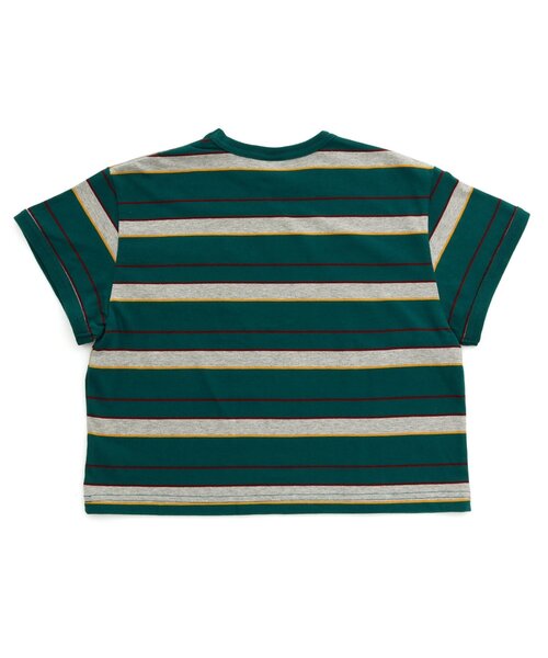 BREEZE（ブリーズ）の「【BREEZE NEW JACK】マルチボーダー半袖Tシャツ_90～160cm展開_一部WEB限定サイズ（Tシャツ/カットソー・キッズ・ブルー/チャコール/イエロー/グリーン/レインボー・90/100/110/120/130/140/150/160）」の18枚目の写真