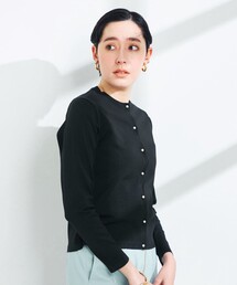 NOLLEY’S Sophi | 《手洗い可能》ラメ配色クルーネックカーディガン(カーディガン/ボレロ)