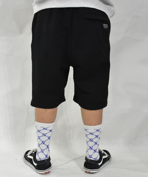 DOUBLE STEAL（ダブルスティール）の「バタフライワッペンスウェットハーフパンツ（スウェットパンツ・メンズ・アッシュグレー/ブラック/ネイビー・MEDIUM/LARGE/X-LARGE）」の9枚目の写真