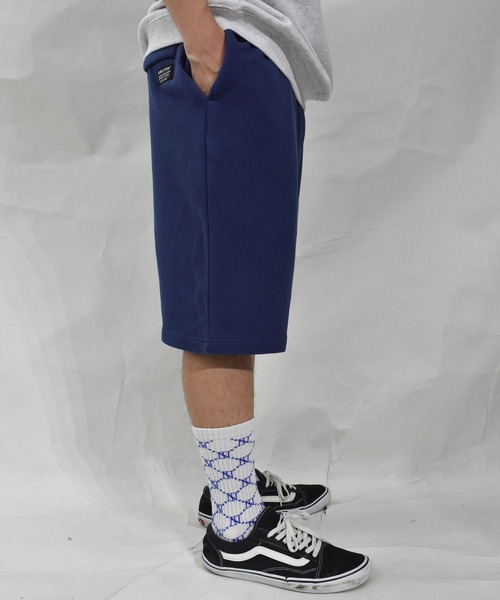 DOUBLE STEAL（ダブルスティール）の「バタフライワッペンスウェットハーフパンツ（スウェットパンツ・メンズ・アッシュグレー/ブラック/ネイビー・MEDIUM/LARGE/X-LARGE）」の12枚目の写真