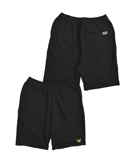 DOUBLE STEAL（ダブルスティール）の「バタフライワッペンスウェットハーフパンツ（スウェットパンツ・メンズ・アッシュグレー/ブラック/ネイビー・MEDIUM/LARGE/X-LARGE）」の5枚目の写真