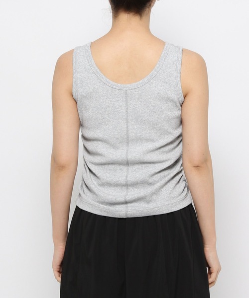 HEREIAM(ヘレイアム)の「【HEREIAM】ギャザーリブタンク(タンクトップ・レディース・ホワイト/グレー/ブラック・FREE)」の9枚目の写真