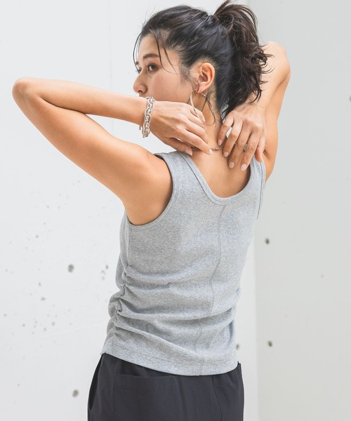 HEREIAM(ヘレイアム)の「【HEREIAM】ギャザーリブタンク(タンクトップ・レディース・ホワイト/グレー/ブラック・FREE)」の20枚目の写真