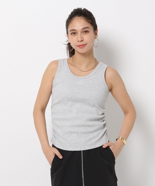 HEREIAM(ヘレイアム)の「【HEREIAM】ギャザーリブタンク(タンクトップ・レディース・ホワイト/グレー/ブラック・FREE)」の22枚目の写真