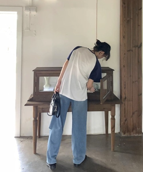 GEMEDA（ジェメダ）の「新色追加/猫 プリント半袖Tシャツ（Tシャツ/カットソー・レディース・ライトグレー/ホワイト・M）」の16枚目の写真