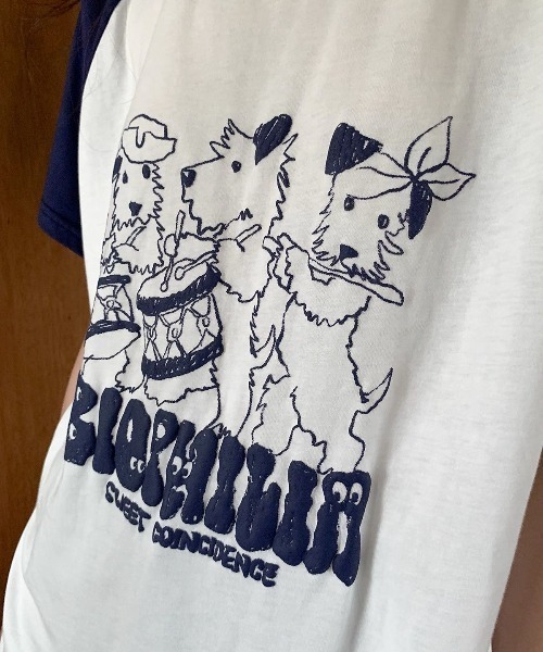 GEMEDA（ジェメダ）の「新色追加/猫 プリント半袖Tシャツ（Tシャツ/カットソー・レディース・ライトグレー/ホワイト・M）」の21枚目の写真