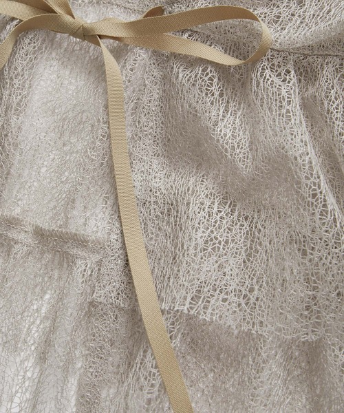 SALON adam et rope'（サロン アダム エ ロペ）の「【WEB限定】2WAYメロンチュールキャミソール/ビスチェ（キャミソール・レディース・ブラック/ブラウン・FREE）」の20枚目の写真