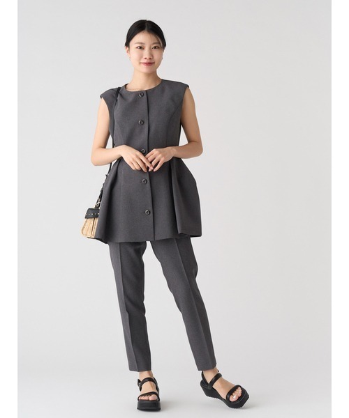 CELFORD（セルフォード）の「ペプラムセットアップ（ワンピース・レディース・ブラック/ベージュ/グレー・38/36）」の22枚目の写真