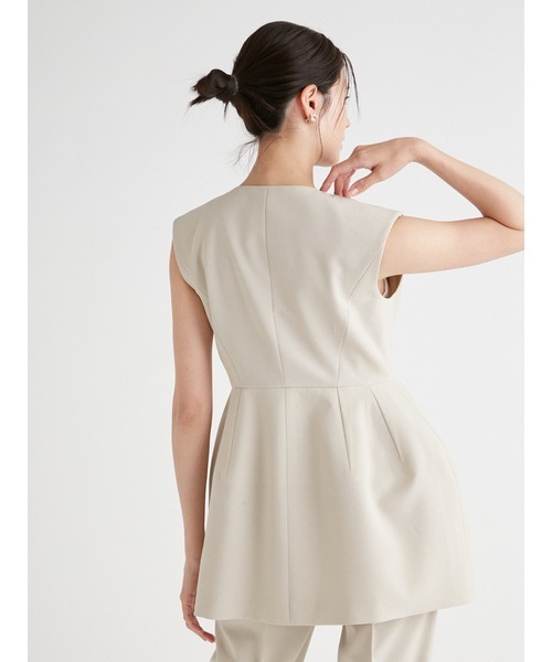 CELFORD（セルフォード）の「ペプラムセットアップ（ワンピース・レディース・ブラック/ベージュ/グレー・38/36）」の7枚目の写真