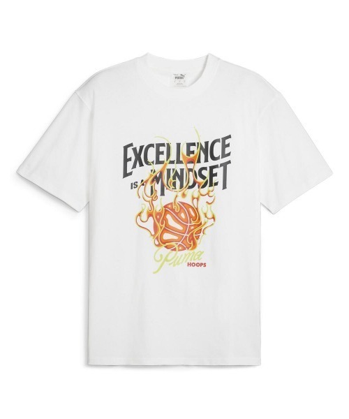 PUMA HOOPS EXCELLENCE TEE（プーマ フープス エクセレンス Tシャツ）（Tシャツ/カットソー）｜PUMA（プーマ）