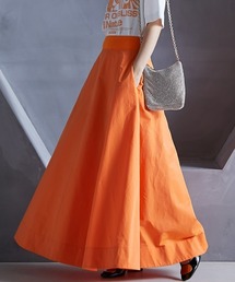 GEVS. | 大きいサイズ フレアマキシスカート GEVS.(スカート)