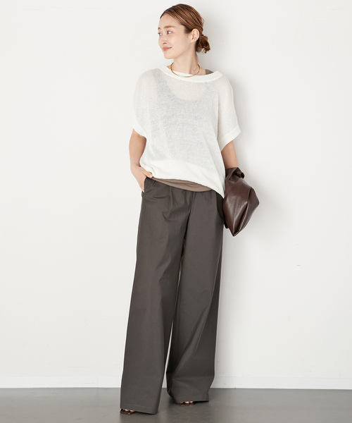 Deuxieme Classe（ドゥーズィエムクラス）の「loose fabric ニット（ニット/セーター・レディース・ホワイト・FREE）」の8枚目の写真