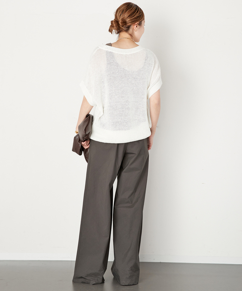 Deuxieme Classe（ドゥーズィエムクラス）の「loose fabric ニット（ニット/セーター・レディース・ホワイト・FREE）」の9枚目の写真