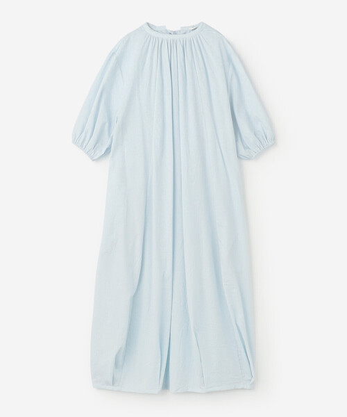 Bshop(ビショップ)の「eunoia | コットン ボリュームワンピース WOMEN(ワンピース・レディース・ブルー/ブラック・M)」の6枚目の写真