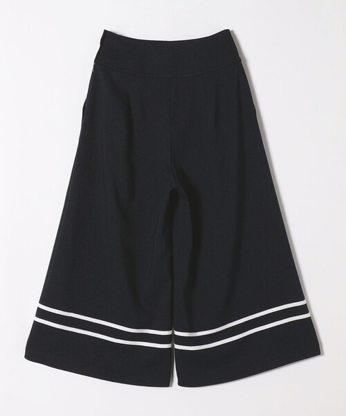 新品未使用　ships シップス　ガウチョパンツ・ワイドパンツ セール】SHIPS any:〈洗濯機可能〉ラメ ドビー ギャザー ワイド