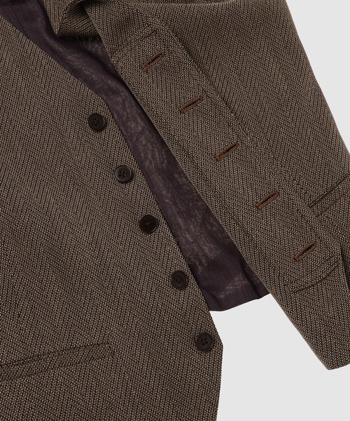 seya.（セヤ）の「SIWA VEST /SUMMER HERRINGBONE（ベスト）」 - WEAR