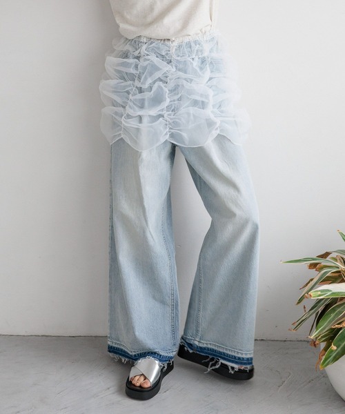 LOWRYS FARM(ローリーズファーム)の「ポコポコシャーリングキャミ 121160(Tシャツ/カットソー・レディース・オフホワイト/ブラック・FREE)」の18枚目の写真