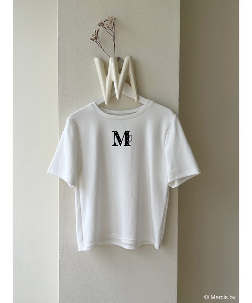 MIIA（ミーア）の「miffy パールロゴTシャツ（Tシャツ/カットソー・レディース・オフホワイト/ブラック・FREE）」の20枚目の写真