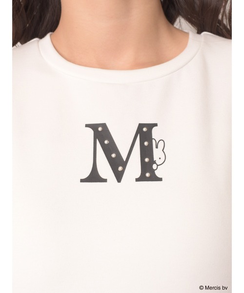MIIA（ミーア）の「miffy パールロゴTシャツ（Tシャツ/カットソー・レディース・オフホワイト/ブラック・FREE）」の19枚目の写真