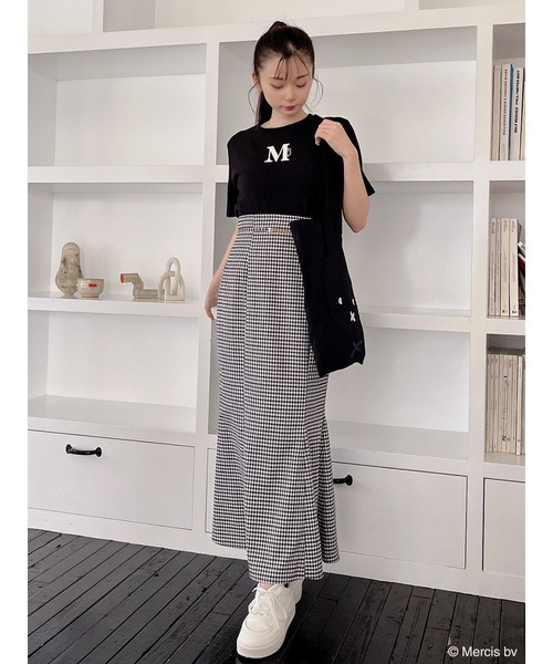MIIA（ミーア）の「miffy パールロゴTシャツ（Tシャツ/カットソー・レディース・オフホワイト/ブラック・FREE）」の9枚目の写真