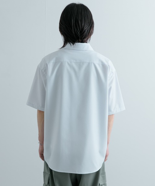 SENSE OF PLACE by URBAN RESEARCH（センスオブプレイスバイアーバンリサーチ）の「ボタニカルシシュウシャツ(5分袖)（シャツ/ブラウス・メンズ・ホワイト/ブラック/グレー・LARGE/MEDIUM）」の5枚目の写真