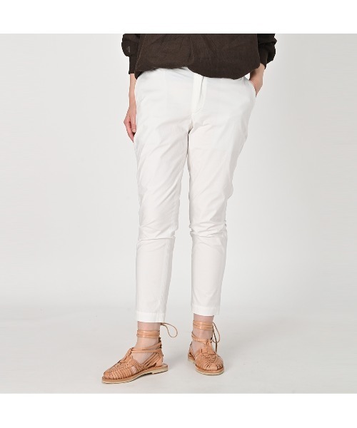 45R（フォーティファイブアール）の「ウェザーストレッチのイージースリムパンツ（スラックス・レディース・ベージュ/ブラウン・MEDIUM/LARGE/SMALL）」の14枚目の写真