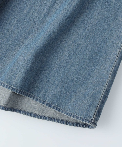 BACK NUMBER(バックナンバー)の「【BACK NUMBER】ライトオンスデニムキャミワンピース(シャツワンピース・レディース・ダークインディゴブルー・XL/M/L)」の9枚目の写真