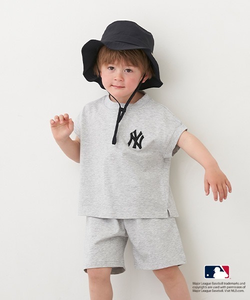 petit main(プティマイン)の「【MLB】カットセットアップ(アンサンブル・キッズ・アイボリー/オフホワイト/ネイビー・90cm/130cm/110cm/80cm/120cm/100cm)」の7枚目の写真