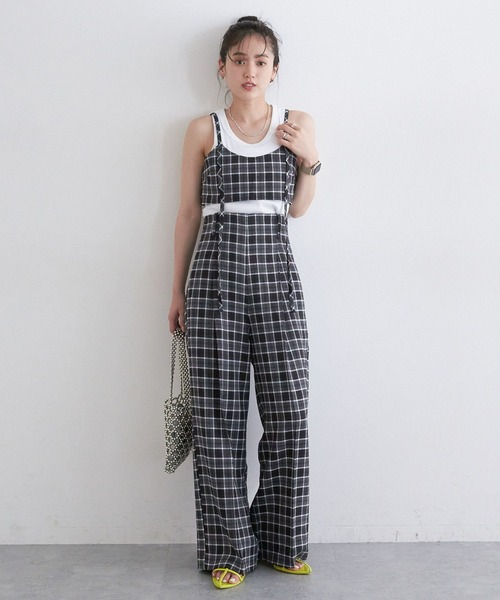 RAGEBLUE（レイジブルー）の「チェックビスチェセットアップ