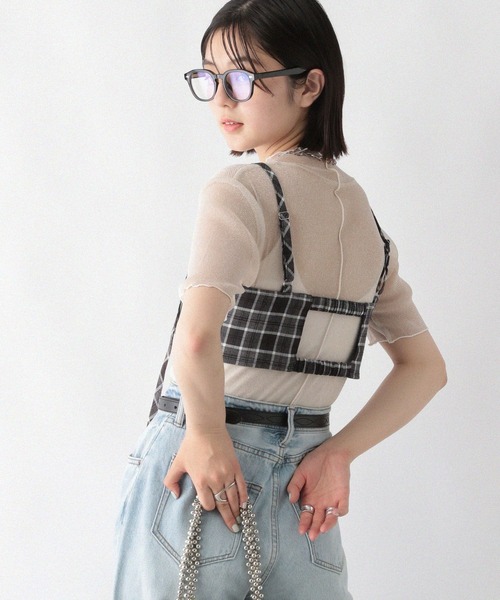 RAGEBLUE（レイジブルー）の「チェックビスチェセットアップ（スラックス・レディース・ブラック/ブルー・FREE）」の21枚目の写真