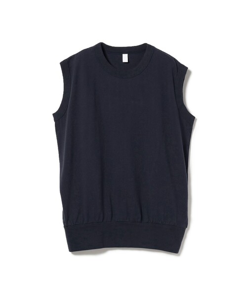 homspun（ホームスパン）の「homspun /  天竺ノースリーブプルオーバー（Tシャツ/カットソー・レディース・ブラック/ネイビー/ピンク・ONE SIZE）」の5枚目の写真