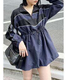 MURUA | トラックバルーンミニワンピース(ワンピース)