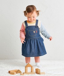 HOT BISCUITS（ホットビスケッツ）の「ワンポイント 6オンスデニム ジャンパースカート（スカート）」