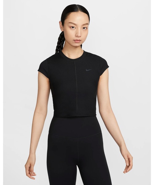 NIKE(ナイキ)の「《NIKEアパレル》WS ワン リブ CAPSU S/S トップ(Tシャツ/カットソー・レディース・グリーン系その他/ブラック・XL/L/M/S)」の4枚目の写真
