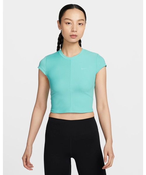 NIKE(ナイキ)の「《NIKEアパレル》WS ワン リブ CAPSU S/S トップ(Tシャツ/カットソー・レディース・グリーン系その他/ブラック・XL/L/M/S)」の9枚目の写真