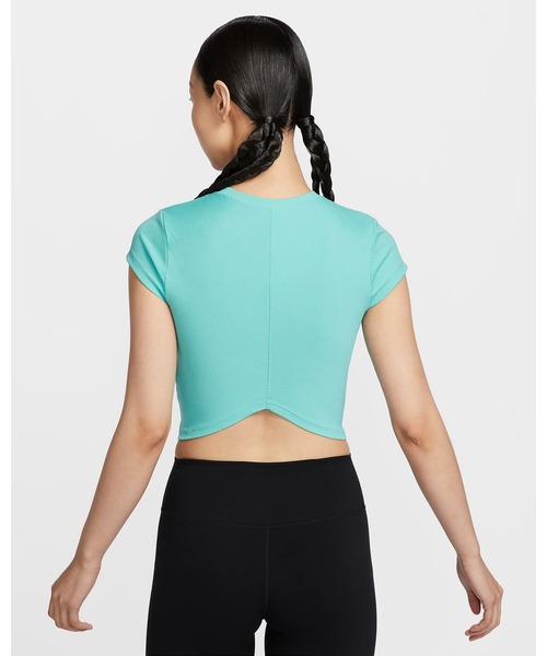 NIKE(ナイキ)の「《NIKEアパレル》WS ワン リブ CAPSU S/S トップ(Tシャツ/カットソー・レディース・グリーン系その他/ブラック・XL/L/M/S)」の10枚目の写真