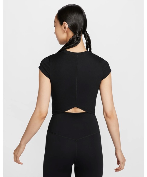 NIKE(ナイキ)の「《NIKEアパレル》WS ワン リブ CAPSU S/S トップ(Tシャツ/カットソー・レディース・グリーン系その他/ブラック・XL/L/M/S)」の5枚目の写真
