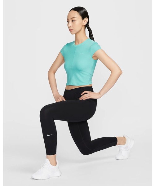 NIKE(ナイキ)の「《NIKEアパレル》WS ワン リブ CAPSU S/S トップ(Tシャツ/カットソー・レディース・グリーン系その他/ブラック・XL/L/M/S)」の13枚目の写真