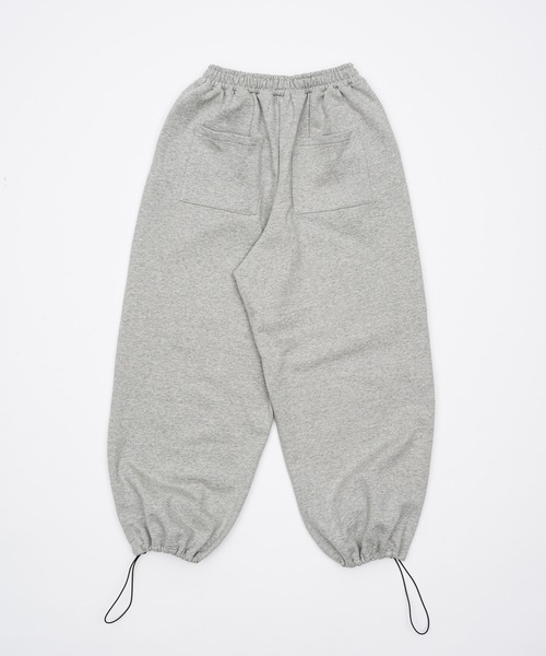 ADAMASTE(アダマスト)の「double knee draw cord sweat pants - ダブルニードローコードスウェットパンツ(スウェット・メンズ・グレー/ブラック/ブラウン・MEDIUM/LARGE)」の14枚目の写真