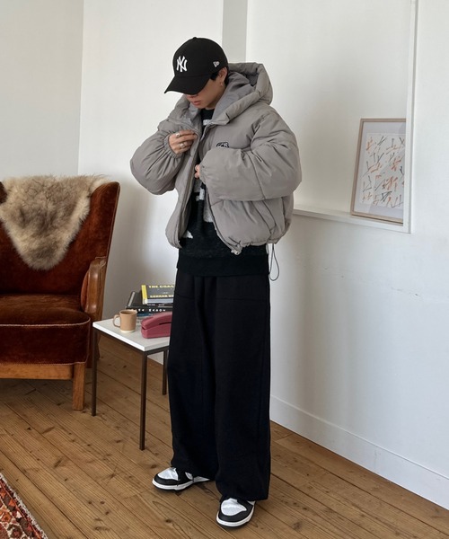 ADAMASTE(アダマスト)の「double knee draw cord sweat pants - ダブルニードローコードスウェットパンツ(スウェット・メンズ・グレー/ブラック/ブラウン・MEDIUM/LARGE)」の18枚目の写真