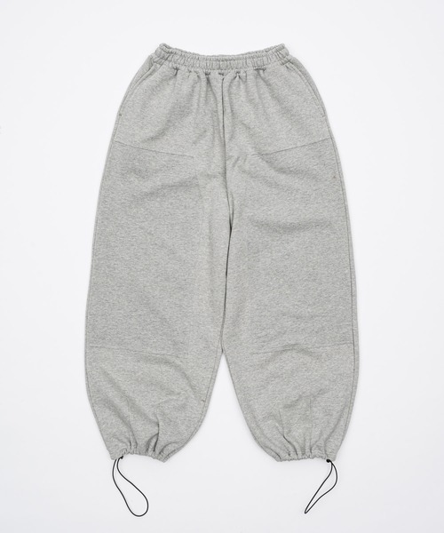 ADAMASTE(アダマスト)の「double knee draw cord sweat pants - ダブルニードローコードスウェットパンツ(スウェット・メンズ・グレー/ブラック/ブラウン・MEDIUM/LARGE)」の13枚目の写真