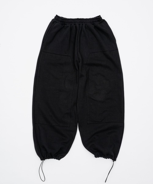 ADAMASTE(アダマスト)の「double knee draw cord sweat pants - ダブルニードローコードスウェットパンツ(スウェット・メンズ・グレー/ブラック/ブラウン・MEDIUM/LARGE)」の20枚目の写真