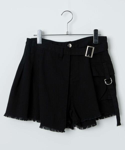 Figments（フィグメンツ）の「ベルテッドラップスカパン（スカート・レディース・ブラック・MEDIUM/SMALL）」の16枚目の写真