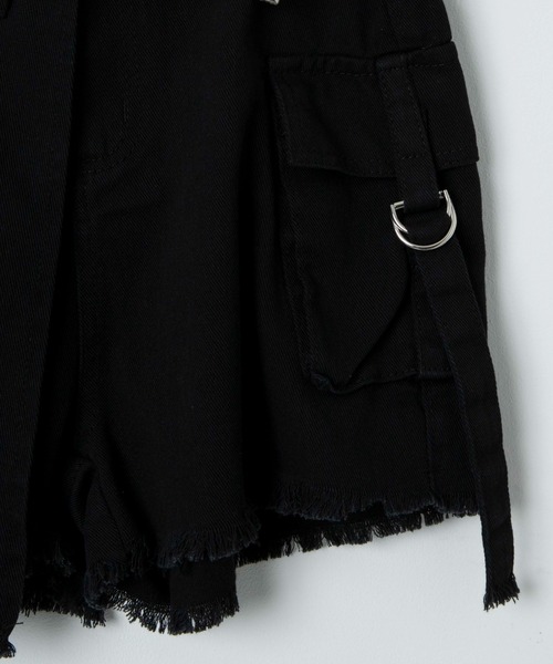 Figments（フィグメンツ）の「ベルテッドラップスカパン（スカート・レディース・ブラック・MEDIUM/SMALL）」の10枚目の写真