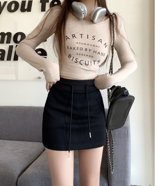 Jasmine Grandiflorum(ジャスミングランディフローラム)の「【Jasmine】スウェットミニスカート(スカート・レディース・ブラック/グレー/ホワイト・MEDIUM/LARGE/SMALL)」の19枚目の写真